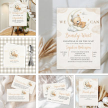 Sweet Teddy Bear Baby Boy Shower