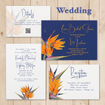 Wedding Suite, Orange Bird of Paradise