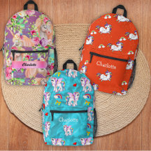 Unicorn Dreams Personalized Backpacks