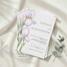 Wedding "Delicate Irises"