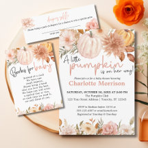 A Little Pumpkin Fall Baby Shower Collection