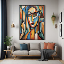 Unique Cubism Wall Art – Geometric Style