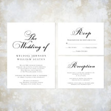 Elegant Black and White Designer Wedding Suite