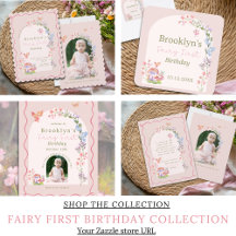Fairy First Birthday Party Collection