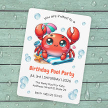 Kid's Birthday Invitations 