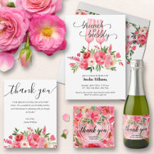 PINK PEONIES BRIDAL SHOWER COLLECTION