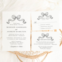 Vintage Elegance Bow Wedding Collection