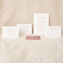 Classic Elegant Rose Gold Wedding