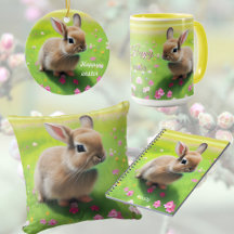 Cute baby rabbit - easter gifts and more