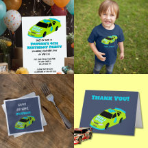 Need 4 Speed Boys 4th Birthday Party Collection