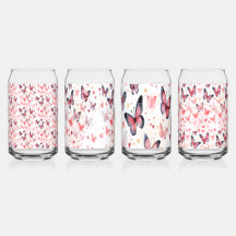 PINK BUTTERFLIES AND HEARTS ROMANTIC COLLECTION