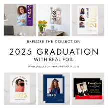 2025 Graduation with Real Foil