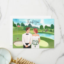 Golf Wedding Watercolor