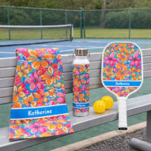 Colorful Tropical Floral Pattern Sports & Tech