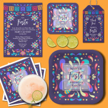 MEXICAN FIESTA COLORFUL BIRTHDAY PARTY COLLECTION