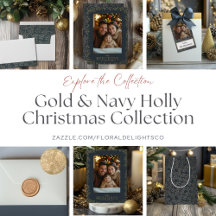 Gold and Navy Christmas Collection 
