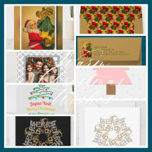 Festive and Modern Christmas Cards