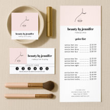 Minimalist Face Beauty Logo Business Suite