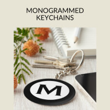 Monogrammed Keychains