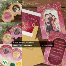 Festive Christmas Stars: Red and Gold