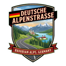 Mountain passes - Deutsche Alpenstrasse - DE
