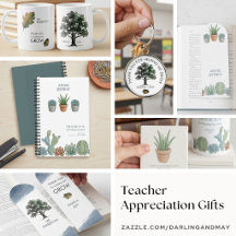 Teacher Appreciation Gifts and Thank You Cards