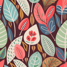 Abstract Leaves Pattern Collection