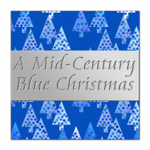 A Mid-Century Blue Christmas