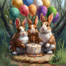 Woodland Rabbits Birthday Party