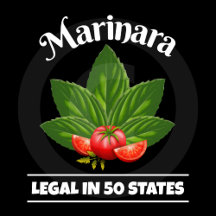Marinara Legal in 50 States Basil & Tomatoes
