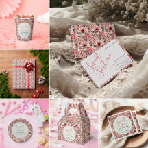 Rustic blush pink floral rose gold sweet sixteen