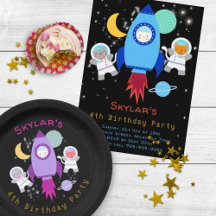 Space Kittens Cat Astronaut Birthday Party