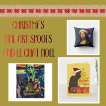 CHRISTMAS FINE ART SPOOFS AND LE CHAT NOEL
