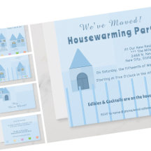 Elegant Fenced Home Housewarming Party Invitations
