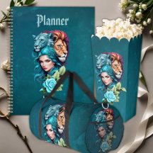 Beautiful woman's head 