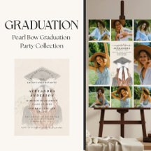 Pearl Bow Graduation Party Collection