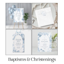 Baptism Invitation and Stationery Collection