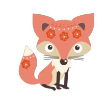 Cute Fox Birthday & Party Collection in Pink