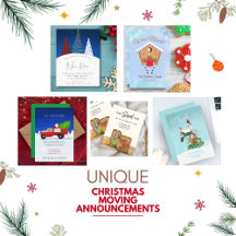 Christmas & Winter Moving Address Announcements
