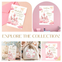 Magical Pink Princess Castle Birthday Party