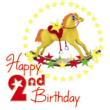 Rocking Horse Ride 2nd Birthday Gifts and Parties