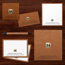 Sable Leather Monogram Excellence