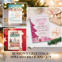 Season's Greetings : Spread Cheer And Joy