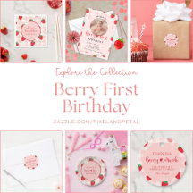 Berry Sweet First Birthday Party Collection