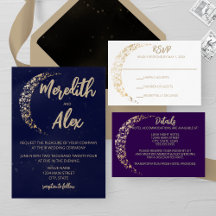 Gold Moon and Back Wedding Collection