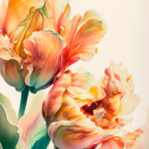 TULIPMANIA six matching decoupage paper designs