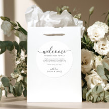 Modern Minimalist Wedding Welcome Bag Collection