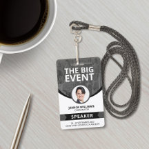 Business Seminar Conference Event Badges