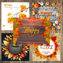 Thanksgiving Posters and Banners