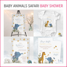 Baby Animals Safari Baby Shower